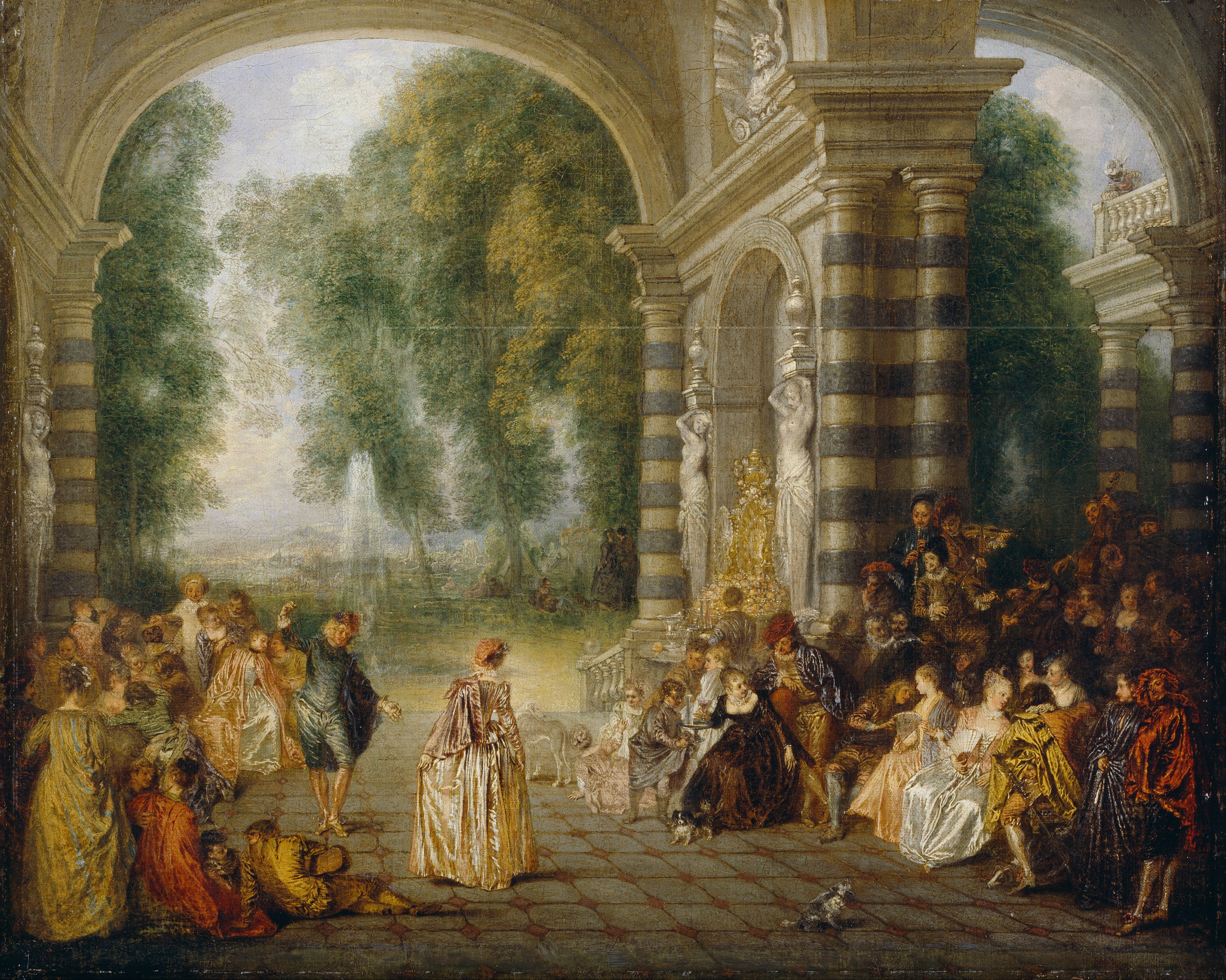 5. Watteau Les Plaisirs du bal